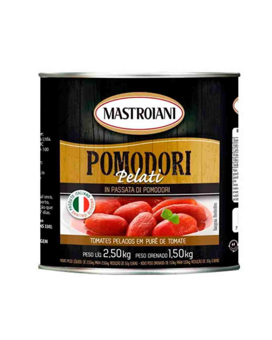 Tomate Pelati Mastroiani 2,5kg